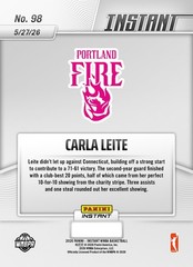 *PRESALE* 2026 Panini Instant WNBA Carla Leite #98 ~ Portland Fire