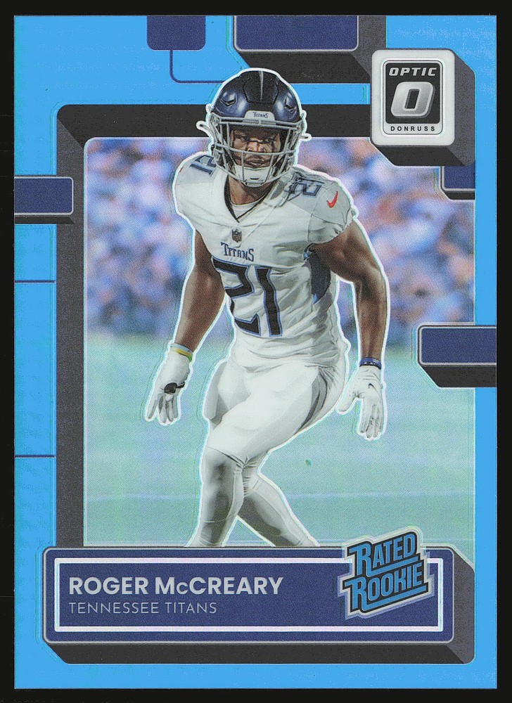2022 Donruss Optic #259 Roger McCreary Aqua #/299 SN,RC