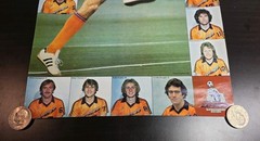 Vintage 1978-1980 Detroit Express Soccer Team Poster Adidas 21 1/2&Prime; x 13 3/4&Prime;