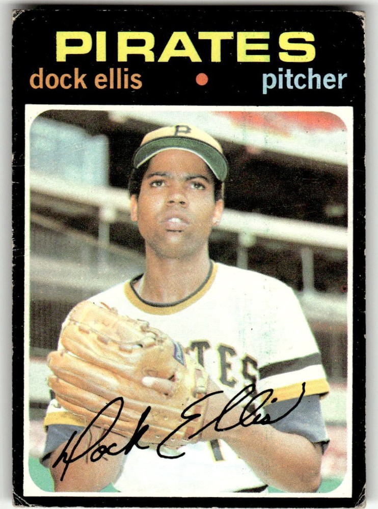 1971 Topps #2 Dock Ellis Pittsburgh Pirates Baseball