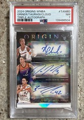 2024 Panini Origins WNBA – Triple Auto -D. Taurasi, B. Griner, N. Cloud #16/25