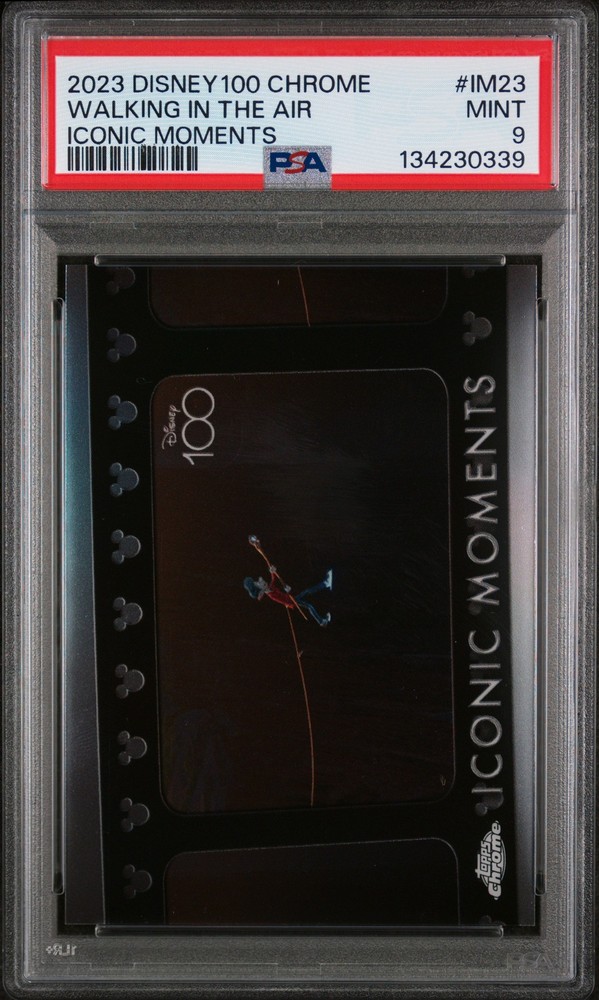 2023 Topps Chrome Disney100 Iconic Moments Walking In the Air #IM23 PSA 9