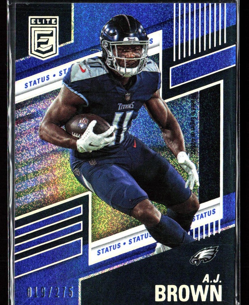 2022 Panini Donruss Elite – Blue Color Match #31 A.J. Brown /275