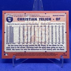 2026 Topps Series 1 – 1991 Topps Baseball Christian Yelich #T91-83 Koi Fish
