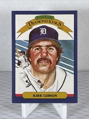 1986 Donruss – Diamond Kings Kirk Gibson #1 Detroit Tigers