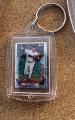 Topps 1993 Micro Card Keychain Griffey Jr, Ryan, Jeter, Jackson, Ripken Jr etc..