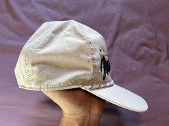 Michigan Wolverines Hat White Snap Back Cap 47 Brand Script NCAA Football Rope