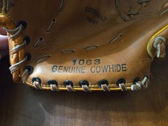 Vintage Hollander 1063 Bill Virdon Endorsed Cowhide Pro Baseball Glove – 1960s