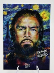 Roman Reigns WWE 2025 Topps Now Clash in Paris Poster [Base] #CLIP-SP