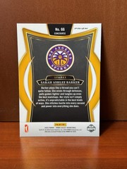 2025 Panini Select WNBA Sarah Ashlee Barker #66 Concourse Orange Flash Prizm RC