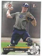 Blake Hunt San Diego Padres 2017 1st Bowman Draft Baseball