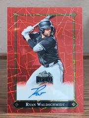 2025 Leaf Metal Orange Laser Refractor 1/3 Auto Ryan Waldschmidt LGR-RW1