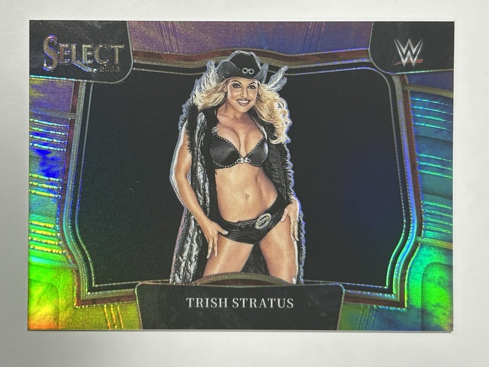 2023 Panini Select WWE Trish Stratus Ringside #206 Tie-Dye Prizm /25