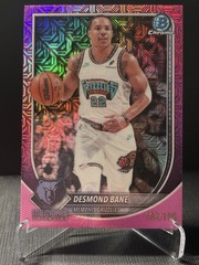 2025-26 Bowman Chrome Basketball Desmond Bane Pink Mojo Refractor/199
