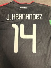 Adidas Mexico 2010 World Cup Away black football shirt size Large Player Version