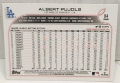 2022 Topps Chrome Albert Pujols Black & White RayWave Refractor #84 Dodgers