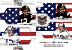 2026 LEAF 250TH ANNIVERSARY PATRIOT EDITION BRADSHAW / STAUBACH PD-32 FOOTBALL