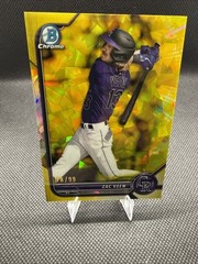 2022 Bowman Chrome Draft Sapphire Edition – Zac Veen #BDC-32 Yellow /99 (RC)