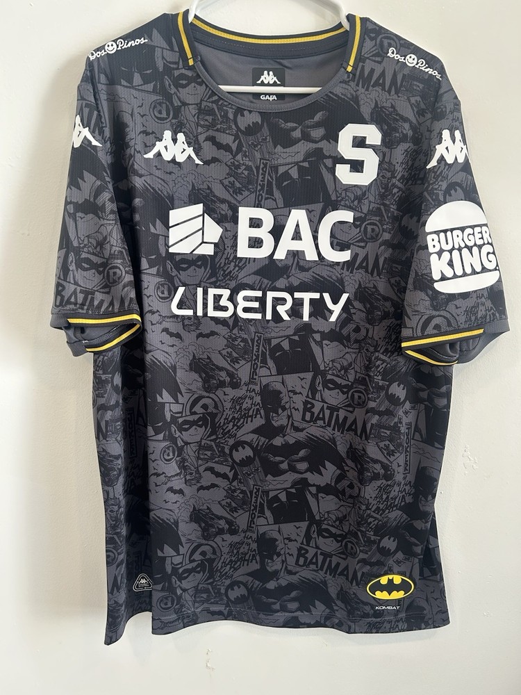 Saprissa x DC Comics Batman Special Edition Soccer Jersey Football Shirt New XL