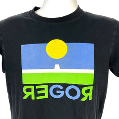 Uniqlo Go Roger Federer Mens T-Shirt size XS 38×24 US Open 2019 NYC Tennis