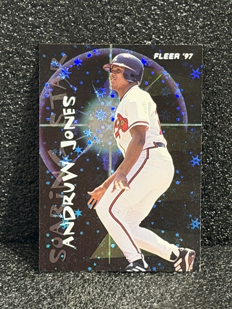 1997 Fleer Soaring Stars Andruw Jones insert #6 Atlanta Braves