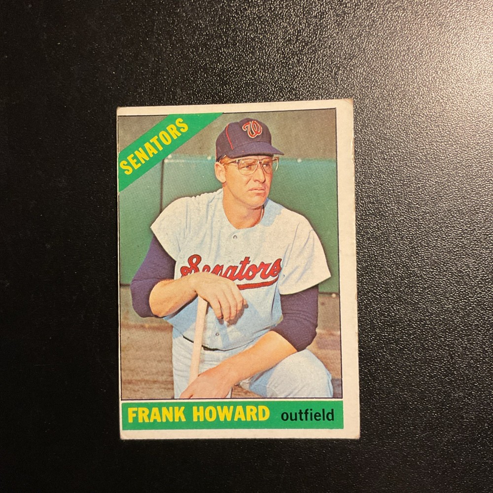 1966 Topps – Frank Howard High #515 Washington Senators Set Break EX-