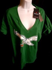Philadelphia Eagles Women&rsquo;s Plus Size Fanatics Shirt 1X,3X or 4X