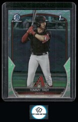 2023 Bowman Draft #BDC-103 Tommy Troy Chrome Lunar Glow Refractor