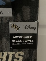 Disney Stitch UCF Knights Football Microfiber Beach Towel 40 x 72 in