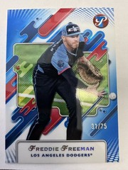 Freddie Freeman 2025 Topps Pristine 276 Blue 31/75