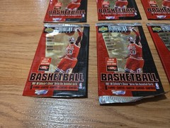 Collector&rsquo;s Choice 1997 98 Starquest EMPTY CARD WRAPPER PACK X10 LOT Basketball
