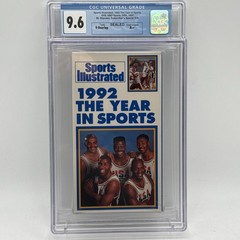 Sports Illustrated:1992 The Year In Sports VHS Michael Jordan Dream Team CGC 9.6