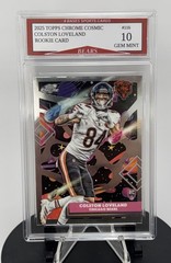 2025 Topps Chrome Cosmic Colston Loveland Bears Rookie Card #116 Gem Mint 10