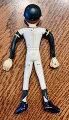 1981 MLB Amscan Inc. Oakland A’s Athletics Flexible Bendable Figurine Toy