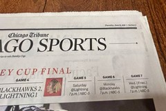 Chicago Blackhawks 2015 Stanley Cup Chicago Tribune Newspaper Collection Set 6