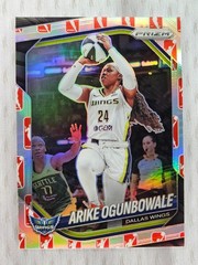 2025 WNBA Prizm-Arike Ogunbowale-Logo/White Seismic/Ice/Base Prizms-Lot of 4