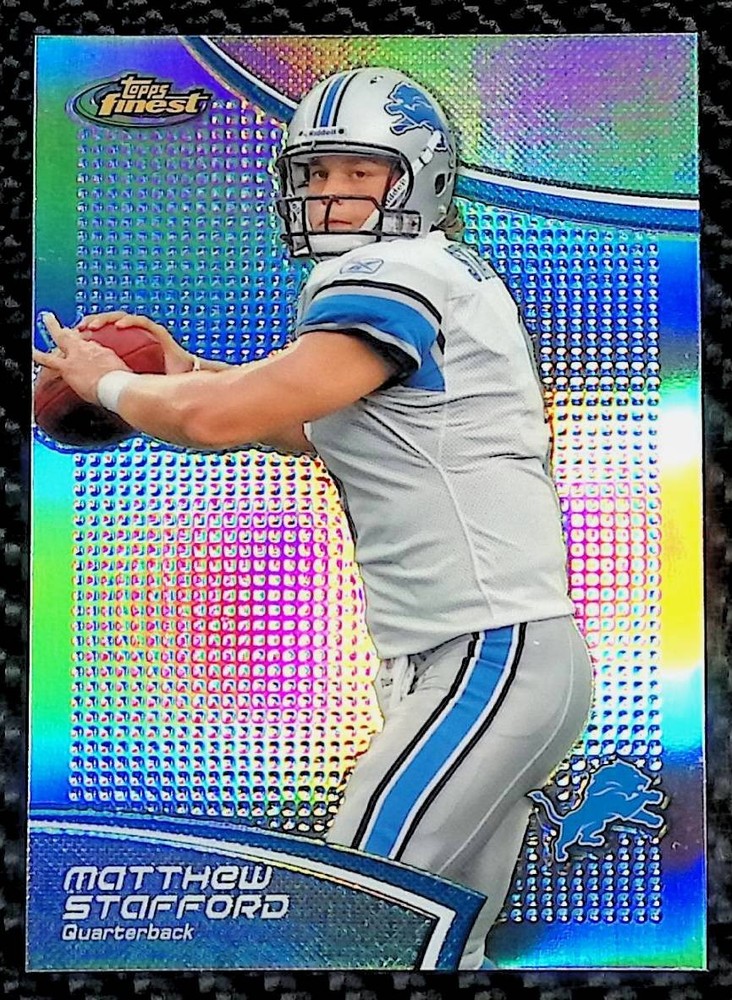 Matthew Stafford – 2011 Topps Finest #89 Refractor – Lions