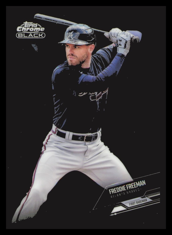 2021 Topps Chrome Black – Freddie Freeman #71 NM