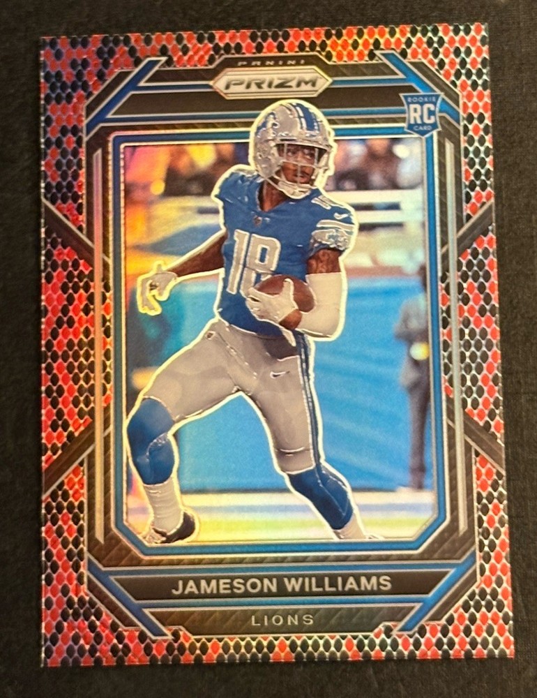2022 Panini Prizm JAMESON WILLIAMS Snake Skin Snakeskin Prizm #311 Case Hit SSP