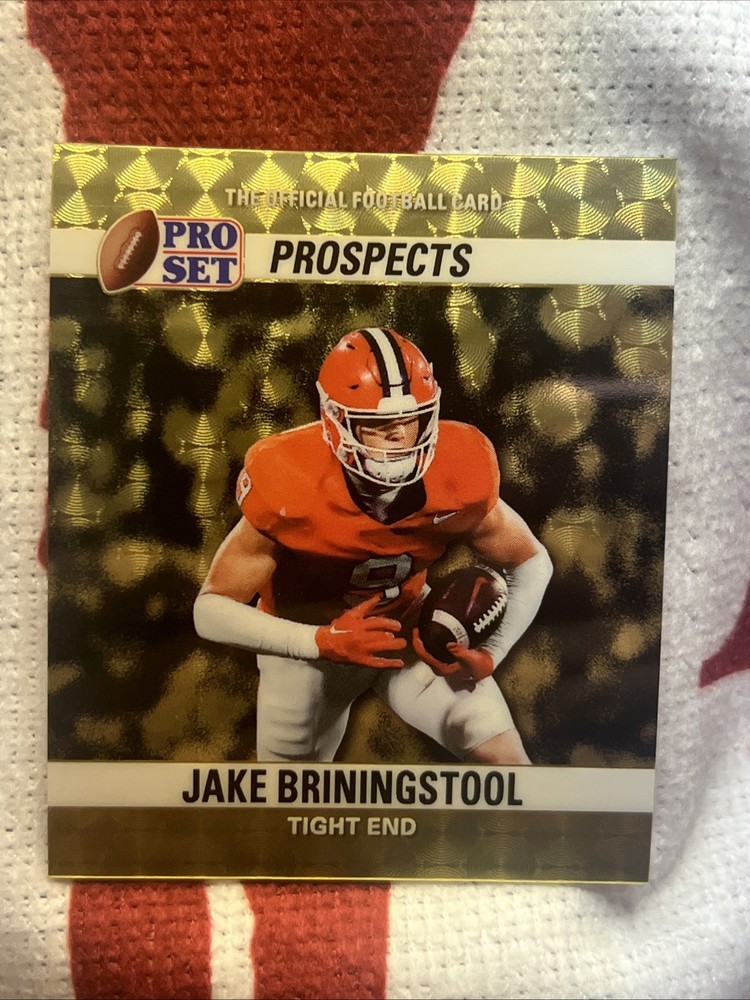 2026 Leaf Pro Set Metal Jake Briningstool Gold Super Prismatic 1/1 #90BM-124