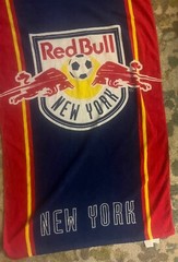 60&Prime; X 30&Prime; New York Red Bulls Towel Major League Soccer MLS Blue