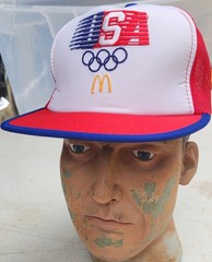 Olympic Baseball Hat 1984 Los Angeles Olympics McDonald&rsquo;s Employee Snapback New