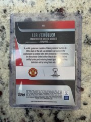 2025-26 Topps Chrome UEFA Women&rsquo;s Champions League Lea Schuller /50 Gold Wave