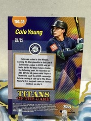 ⚾️ 2026 Topps Series 2 Cole Young RC Titans of The Game Seattle Mariners #TOG-39