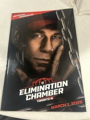 WWE Elimination Chamber Toronto 2025 Program Official Exclusive IN HAND CENA