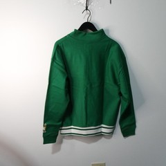 North Stars 1/4 Zip Pullover Mens Medium &rsquo;47 Brand Green Fleece Sweatshirt New