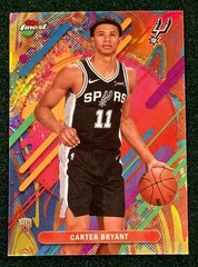 2025-26 CARTER BRYANT TOPPS FINEST RARE SSP OIL SPILL REFRACTOR RC LESS 49 PRINT