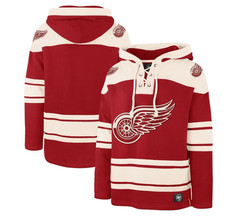 NHL Detroit Red Wings &rsquo;47 Hockey Lacer Hoodie New Mens Big & Tall Sizes $140