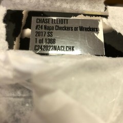Chase Elliott #24 2020 Napa Checkers or Wreckers 2017 SS 1:24 C242023NACLCHK