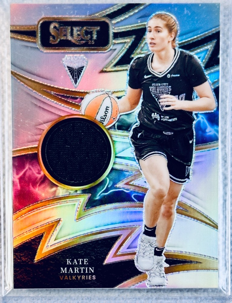 2025 WNBA Select 🔥Selective Swatches Memorabilia Card #SP-KM ✍🏼 KATE MARTIN